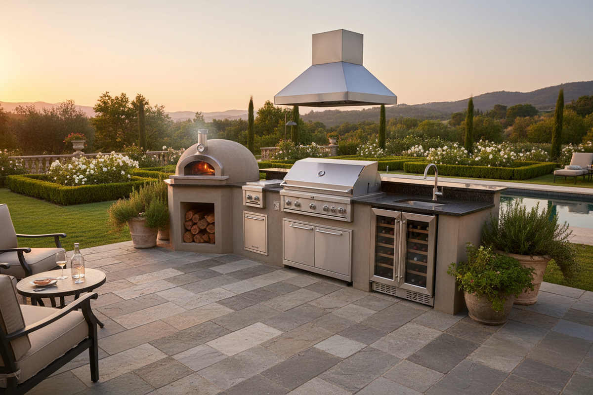 Chef-Grade Outdoor Cooking Station