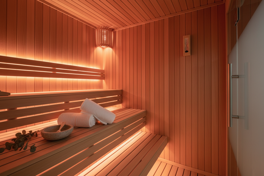 Modern Infrared Sauna Interior