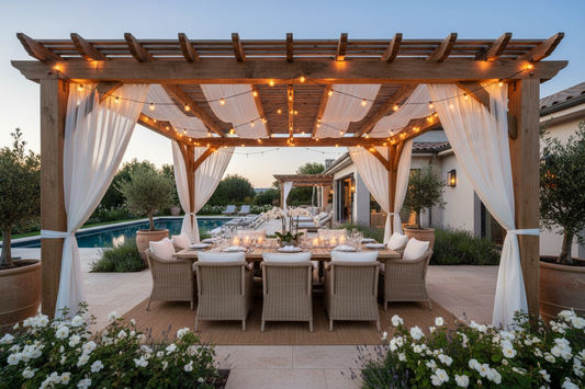Luxury Timber Pergola Dining